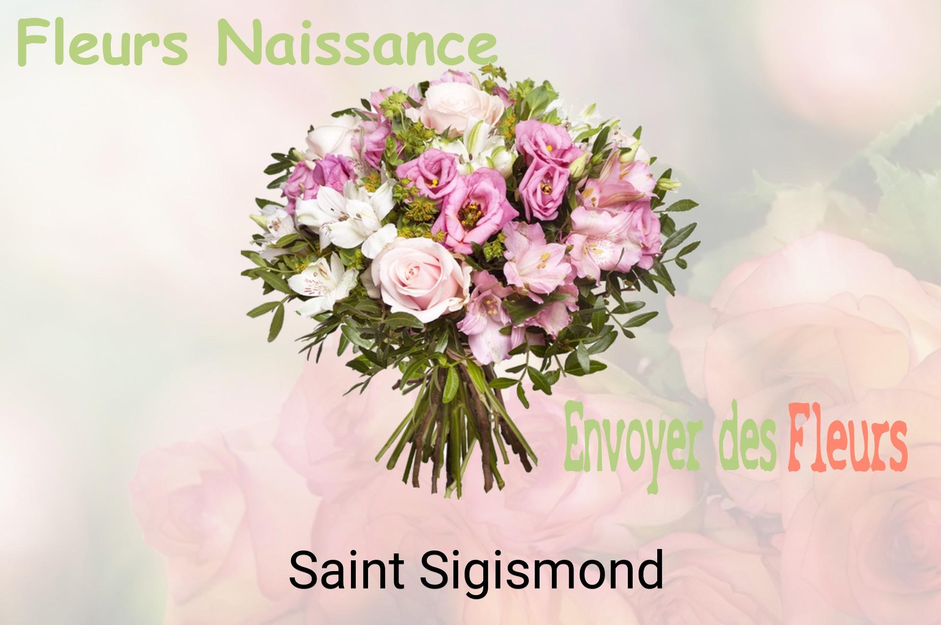 Bouquet de fleurs de naissance livré à Saint-Sigismond